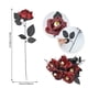 thumbnail image 2 of Halloween Decorations 2024 Wall Decor Indoor Outdoor Party 10pcs Halloween Devil Eye Black Rose Decoration With Eyeball Bouquet Fake Rose(Buy 2 save 10%), 2 of 2