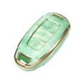 thumbnail image 1 of Unique Bargains Funda para Llavero Compatible con Hyundai Accent Tucson Patrón de Porcelana de 3 Botones TPU Suave Verde, 1 of 7
