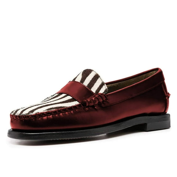 YDN Women Casual Slip On Loafers Flats Round Closed Toe Flats Heel Slide Pumps Ladies Comfort Walking Dressy Shoes Size 7 Darkred