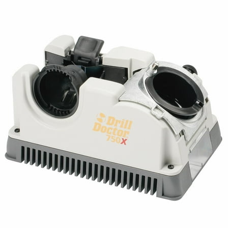 Drill Doctor DD750X Electric Drill Bit Sharpener, 3/32-3/4" High-Speed, Portable - Steel, Masonry, Carbide, Cobalt, Tin-Coated Bits, Adjustable Angles