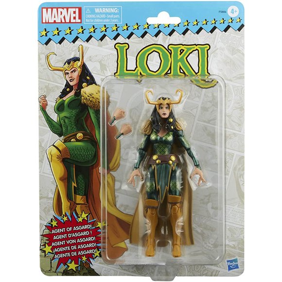 Marvel Legends Retro 6 Inch Action Figure - Female Loki Agent of Asgard