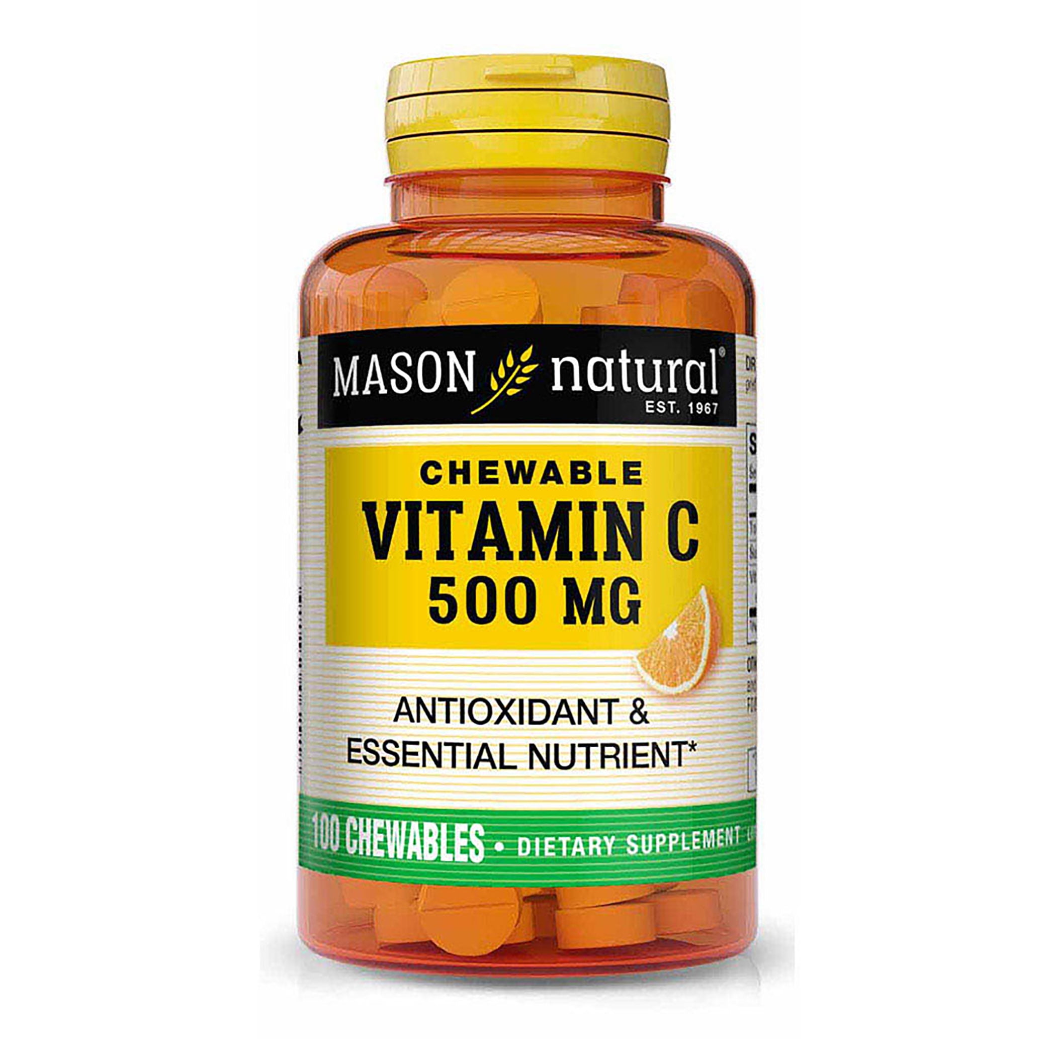 Mason Natural Vitamin C 500 mg (as Ascorbic Acid) Supports Healthy