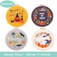 thumbnail image 3 of Kit de bordado REEWISLY, 4 piezas, manualidades para Halloween, 30 cm, 3 of 7