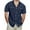 c01Blue, variant on USNSM (M-5XL) Men's Plus Size Cotton Linen Short Sleeve Shirts Casual Lightweight Button Down Shirts Tops with Pocket Green XXXL
