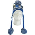 thumbnail image 2 of Detroit City Name Winter Hat with Ear Flaps and Hanging Poms, 2 of 3