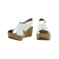 thumbnail image 3 of Clarks Womens Annadel Eirwyn Cork Wedge Sandals, 3 of 3