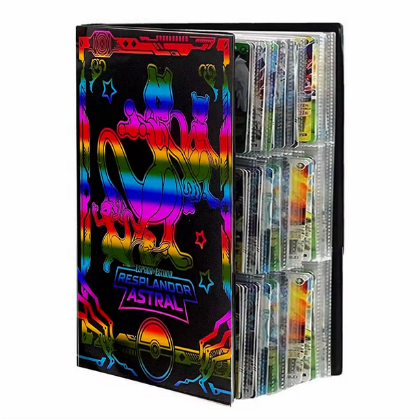 Large Cards Album 9 Pocket 540 Card Book Map Letters Holder Binder Cartoon Squirtle Charizard VMAX GX Collection Folder Mewtwo
