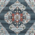 thumbnail image 2 of SAFAVIEH Vintage Persian Yvonne Floral Bordered Polyester Rug, Blue/Light Blue, 9' x 11'7", 2 of 4
