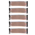thumbnail image 1 of Eigraketly Cable multicolor a de 20cm/7,86 pulgadas, 5 uds., Cable de puente de placa de pruebas a de 40 pines, Kit de Cable de Medidores de medidas dimensionales Eigraketly TO002947-00, 1 of 6