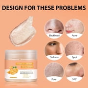 Mooyam Vitamin C Face Scrub, Exfoliating Facial Wash with Retinol 3.5oz