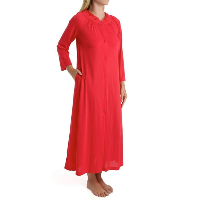 Women's Shadowline 71280 Petals 54 Inch Coat (Red 1X)