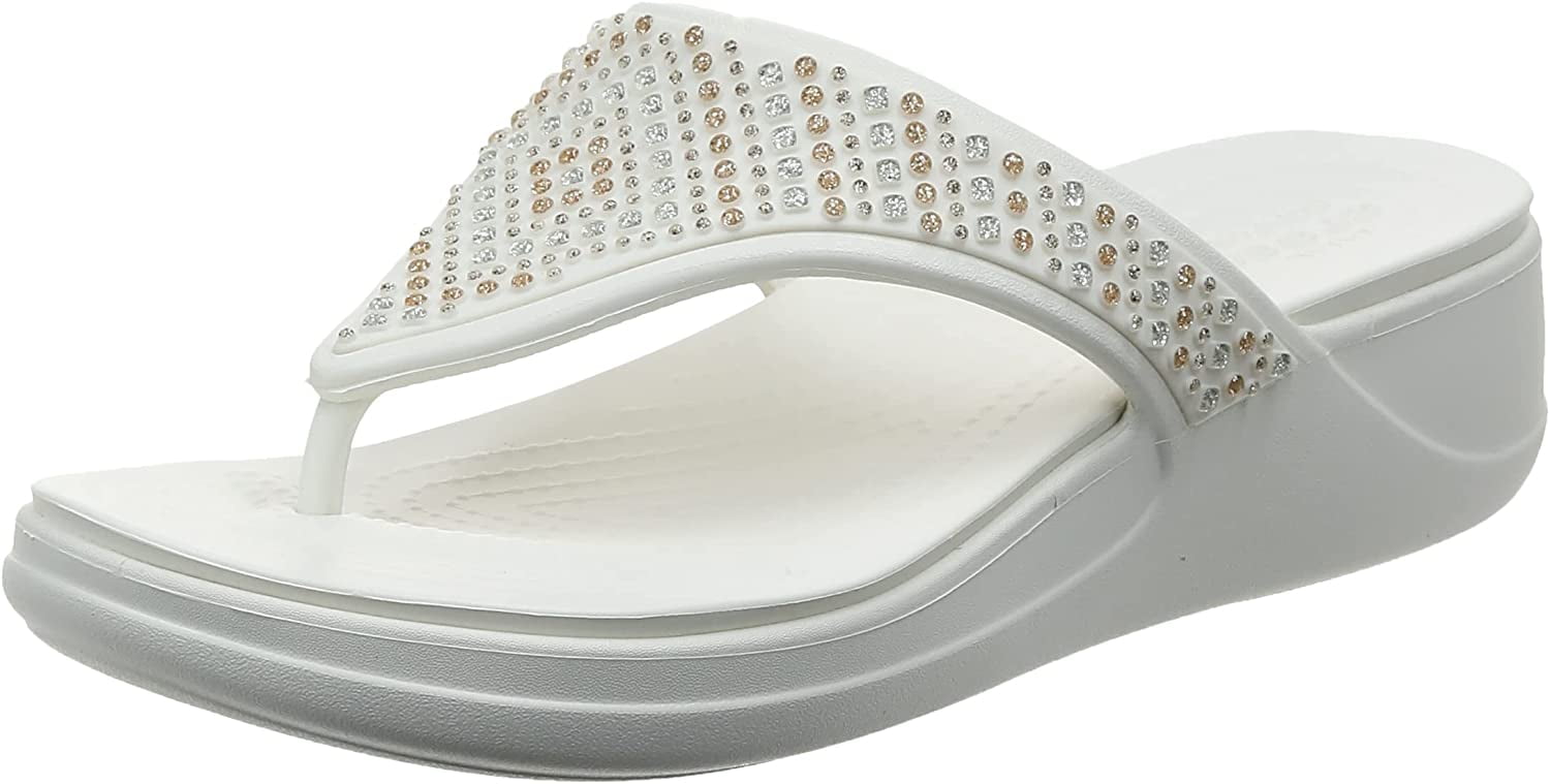 Crocs Women's Monterey Shimmer Wedge Sandal