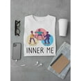 thumbnail image 3 of Inner Me Chaos T-Shirt Men -Smartprints Designs, Male 3X-Large, 3 of 4