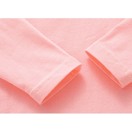 

eczipvz Baby Girl Clothes Kids Children Toddler Baby Girls Long Sleeve Cute Cartoon Collar Cotton T Shirt Blouse Big (Pink 2-3 Years)