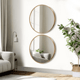 thumbnail image 6 of MAYEERTY 24in Round Vanity Mirror Bathroom Wall Mirror，Gold, 6 of 10