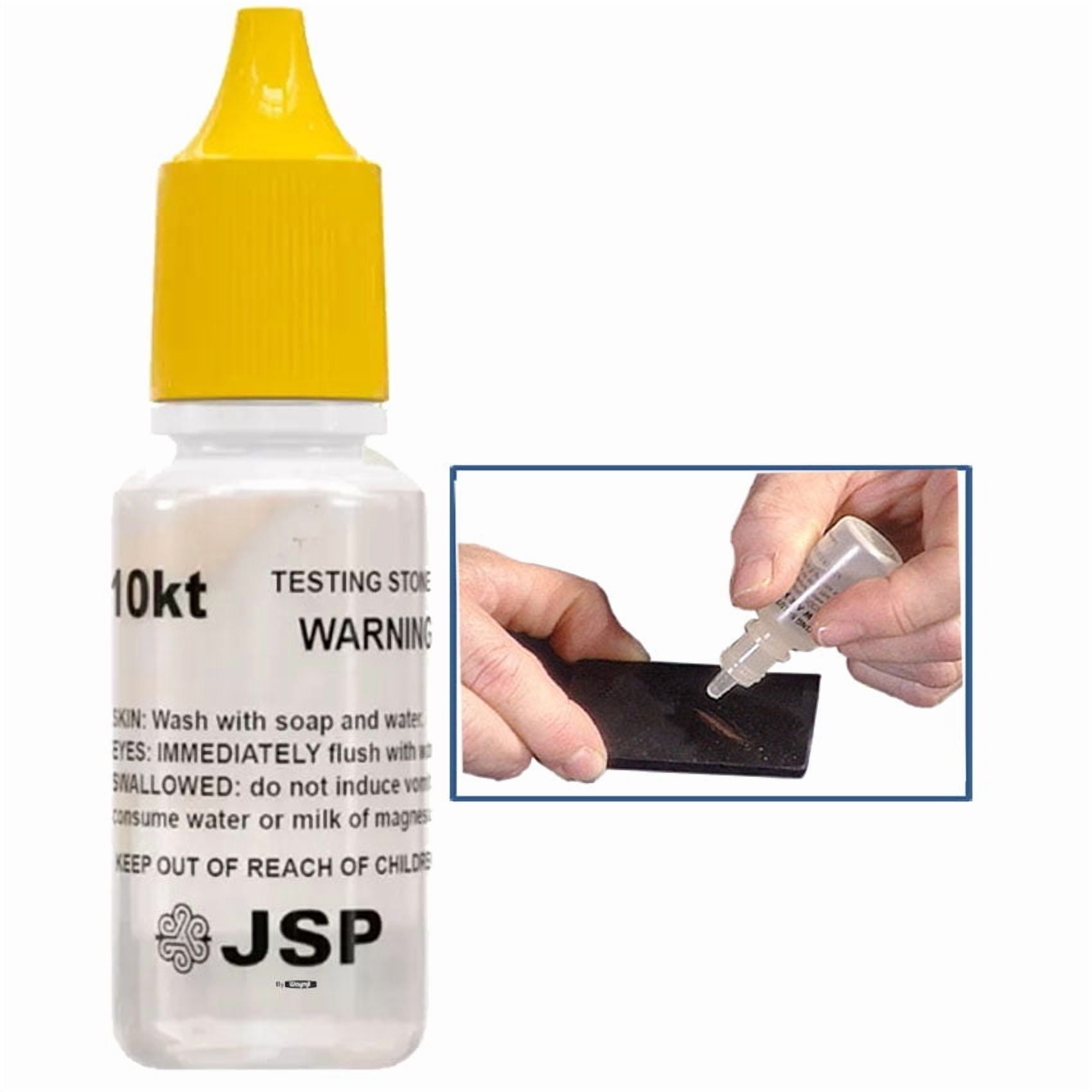 Waytest 6 10K Gold Test Liquid Kit Jewelry Metal Tester for Precious Metals