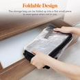 thumbnail image 3 of Lifewit 6 Pack Clear Clothes Storage Bags, 60L Plastic Blanket Storage Bags, Vinyl Foldable Moving Bags with Zipper, Closet Organizers and Storage Containers for Bedding, Duvet, Pillow, 3 of 8