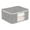 Gray, variant on Bfogop Cotton Storage Bag for Quilts & Clothes –Large Dust-Proof Organizer with Handles, Space-Saving Foldable Design for Bedding, Seasonal Clothes, Travel,or Moving 15*21*10in