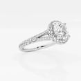 thumbnail image 2 of Ariana Jewel Halo Engagement Wedding Ring - 1.7 Ct Round Cut Lab Created Diamond - 14K White Gold Plated - Women's Split Shank Prong Setting Ring - Ideal Gift for Engagement, Anniversary, or Birthday, 2 of 2