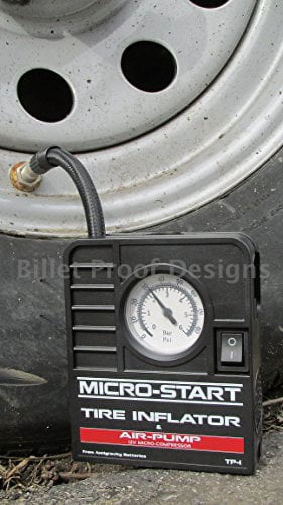 Antigravity MSA-9 Portable Tire Inflator Air Compressor, 12V DC Mini Air Pump for Car, Motorcycle, Bicycle Tires