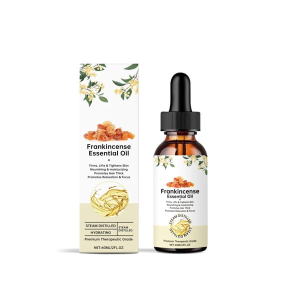TUITOONM Organic Frankincense Oil 60ml Holistic Skincare Solution, Deep Hydration & Stress Relief, Suitable for Sensitive Skin, Multi-Purpose Essential Oil