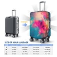 thumbnail image 5 of Fotbe Colorful Lightbulb Abstract Luggage Cover Protector,Suitcase Protector,Scratch and Dirt Resistant,Fits 18-32 Inch Luggage-Large, 5 of 8