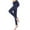 Navy, variant on ZZwxWA Leggings for Women - High Waisted Workout Leggings for Women Running Exercise Belly Control Solid Color Yoga Pants