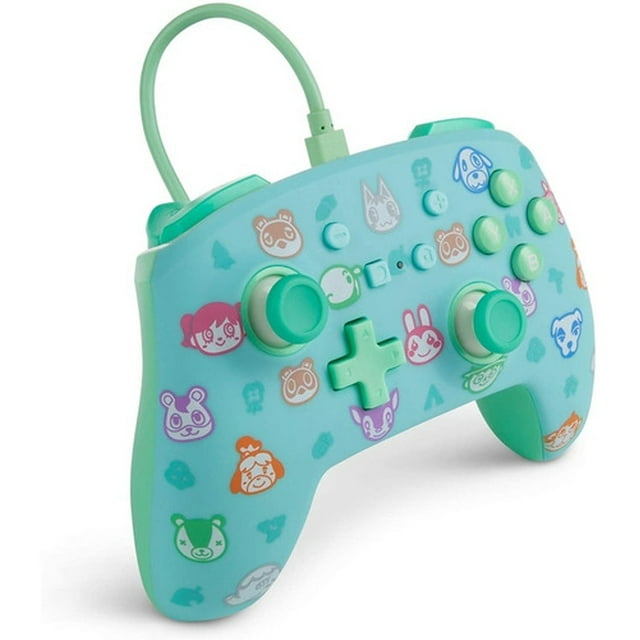 SW WIRELESS CONTROLLERS animal crossing 12D26 *P* Power A Enhanced Wired Controller for Nintendo Switch