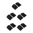 thumbnail image 3 of maskred Fashionable Retro PU Leather Men s Fingerless Driving Cycling Gloves Black Button L 5Set, 3 of 6