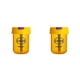 thumbnail image 4 of Cateissary Botella de agua con pajita 300ML resistente al calor a prueba de fugas taza portátil a prueba de polvo para estudiantes deportes Amarillo 2piezas, 4 of 6