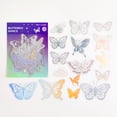 thumbnail image 4 of 90 pegatinas holográficas, brillantes, iridiscentes, de resina transparente, para álbumes de recortes, diarios, botellas de agua, manualidades de papel., 4 of 7