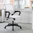 thumbnail image 2 of CL.HPAHKL Mesh Office Chair Comfortable Desk Chair, Ergonomic Rolling Task Chair with Armrest, White, 2 of 7