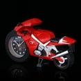 thumbnail image 4 of Cartoon Quartz Alarm Clock Motorcycle Model Unique Gift for Motor Lovers Kids without Batteries (Red), 4 of 7