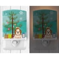 thumbnail image 2 of Caroline's Treasures BB4212CNL Merry Christmas Tree Shih Tzu Red White Ceramic Night Light, 6x4x3", multicolor, 2 of 2