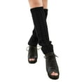 thumbnail image 2 of MSJUHEG Leg Warmers,Goth Accessories,80s Outfit for Women,Legwarmers,Ballet Leg Warmers,Woolen Leg for Autumn and Winter Boots for Calf Black One Size, 2 of 4