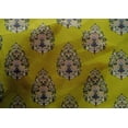 thumbnail image 4 of oneOone Cotton Silk Lime Green Fabric Leaves & Floral Block Quilting Supplies Print Sewing Fabric By The Yard 42 Inch Wide, 4 of 4