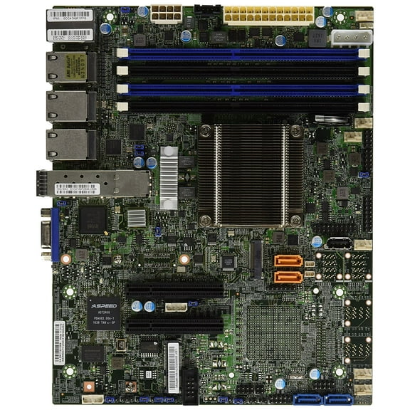 *NEW* Supermicro X10SDV-TP8F Server/Workstation Motherboard - Intel Xeon processor D-1518 - Single socket FCBGA 1667 - DDR4 2133MHz SATA 3 - Flex ATX