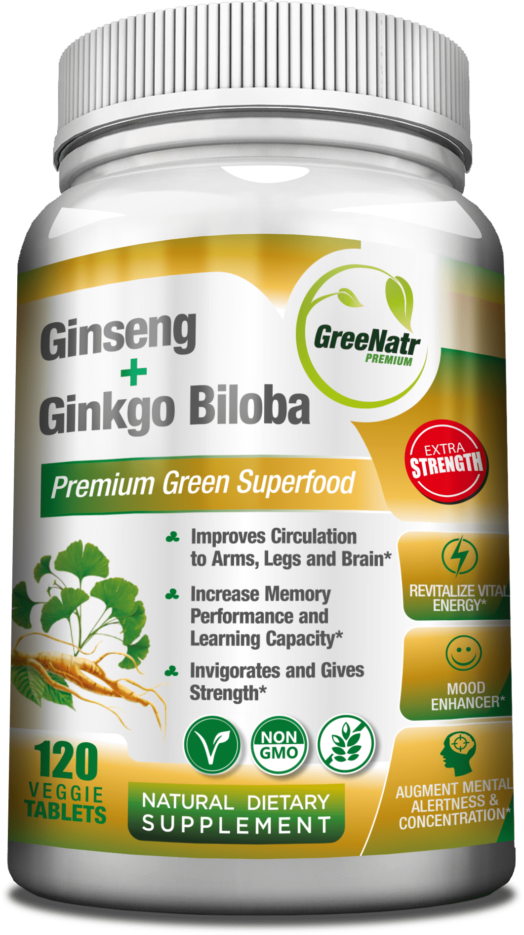 Panax Ginseng + Ginkgo Biloba