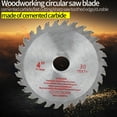 thumbnail image 4 of 4in 30T Teeth Cemented Carbide Circular Saw Blade Wood Cutting Tool Bore Diameter 20mm, 4 of 8