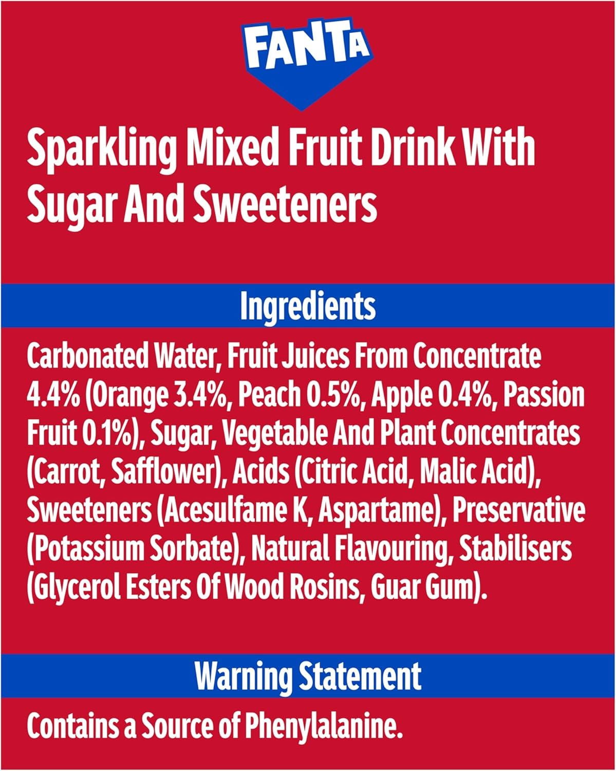 Fanta Fruit Twist 330ml - Pack of 12
