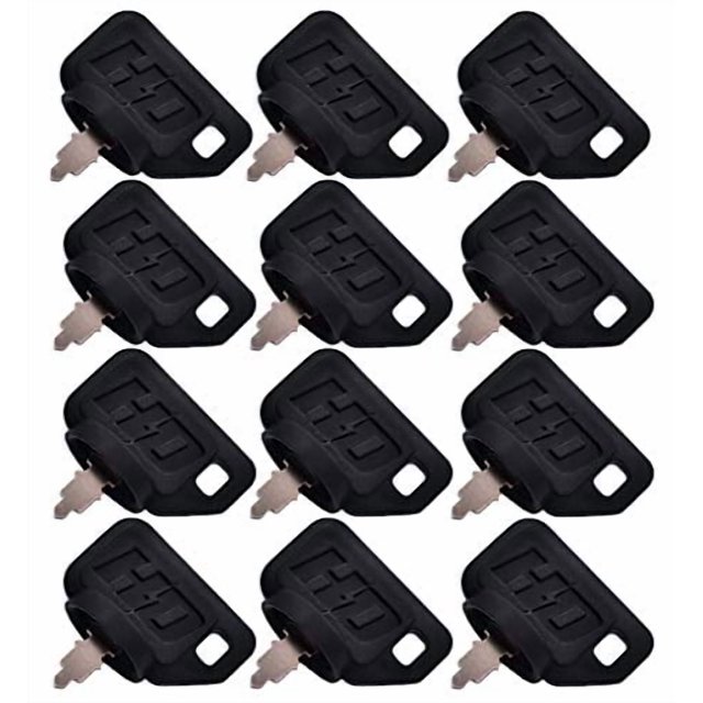 HD Switch (12 Pack) Ignition Switch Key Replaces Toro 63-8360 + Free Carabiner Keychain