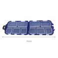 thumbnail image 3 of Estuche para señuelos de pesca Caja de almacenamiento de cebo de pescado de doble cara con 10 compartimentos portátiles, 3 of 3