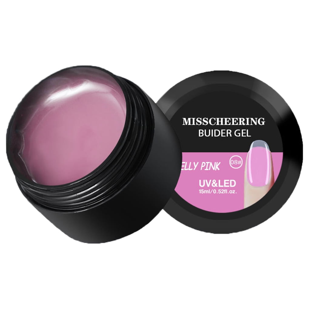 UV LED Build Gel Extension Nail Cover Camouflage Lacquer Painless Nail Extend Building Glue 15ml