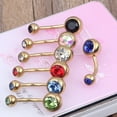 thumbnail image 3 of Trayknick Charming Umbilical Nail Durable Unique Punk Style Body Piercing Stud for Dating Red, 3 of 13