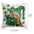 thumbnail image 3 of LSLJS Pillow Covers & St Patricks Day Decorations - Throw Pillow Covers & Soft - 18x18 Pillow Cover for Couch Sofa Bed Living Room, 3 of 5