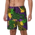 thumbnail image 1 of Fotbe Mardi Gras7 Traje de Baño para Hombre – Shorts de Natación de Secado Rápido con Forro y Bolsillos-X-Large, 1 of 6