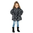 thumbnail image 4 of Widgeon Girls Jackets Faux Fur Coats Above Knee Female Outerwear, Black, Size: 3, 4 of 6