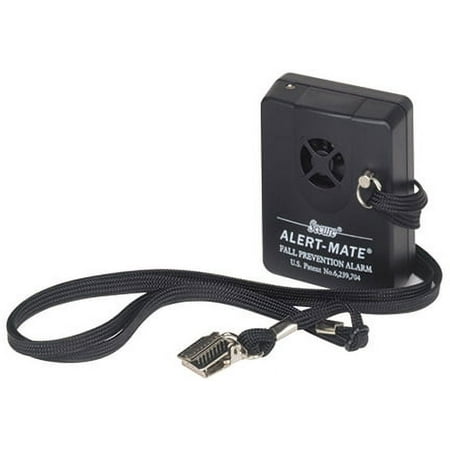 Secure Personal Pull Cord Tab Alarm Monitor for Fall Prevention / Management - For Use in Wheelchair, Chair, and Bed - 80 dB, Tamper Resistant, Always On - Batteries Included - One Year Warranty