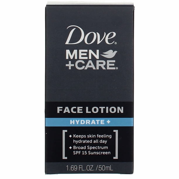 Loción Facial Dove Men+Care Hydrate Plus 50 mL Paquete de 2