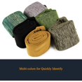 thumbnail image 4 of 6-Pack Extra-Thick Gun Socks for Rifle and Shotguns, 54” Knit Silicone-Treated Rifle Sock Long Guns Sleeves for Storage, 4 of 8